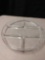 11 in depression glass serving dish