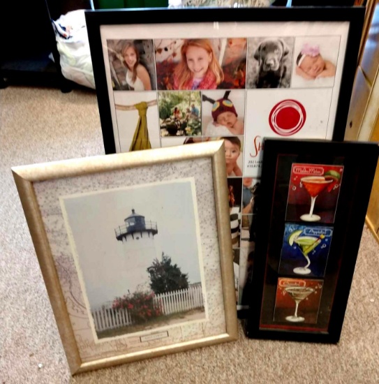 Two pictures and one picture frame