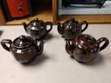4 Japan teapots