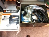 Black & Decker jigsaw and Porter-Cable skill saw