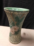 12 inch tall unmarked vase