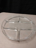11 in depression glass serving dish