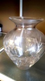 9in Crystal vase