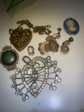 Unmarked vintage costume jewelry