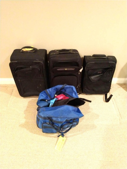 4 pieces of luggage