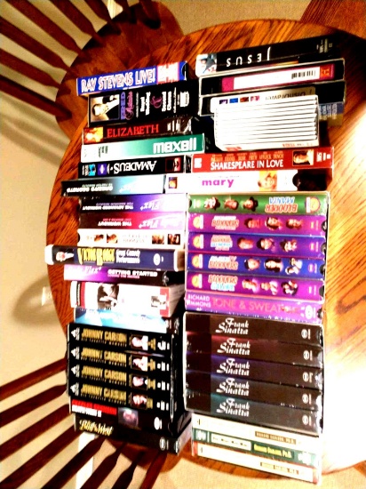 VHS and DVD lot