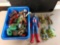 Assorted lot of toys including Ninja turtles
