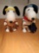 2 Snoopy vintage 8 inch dolls