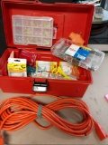 Extension cord and toolbox with home maintenance