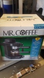 Mr. Coffee espresso and cappuccino maker