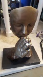 Austin Sculpture by John Cutron praying hands