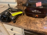 Waffle maker and slow cooker