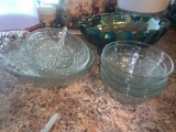 Lot of glass bowls