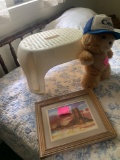 Step stool , Unsigned a picture, teddy bear