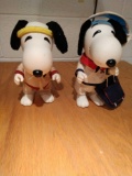 2 Snoopy vintage 8 inch dolls