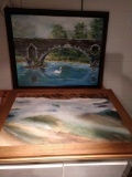 Two signed paintings by local artists
