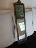 48 inch by 7 inch vintage framed mirror