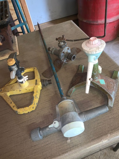 Lot of four newer sprinklers