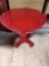 30 inch round painted pedistal table