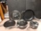 Calphalon pots and pans with lids