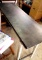 47 inch long metal top table