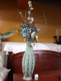 25 in tall vase with lighted arrangement