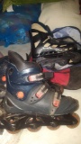 Two pairs of rollerblades