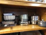Assorted lot of pots and pans and bakeware