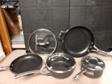 Calphalon pots and pans with lids