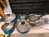 Farberware pots and pans and utensils