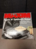 Maxim snack and sandwich maker