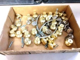 Solid Brass Drawer and cabinet knobs