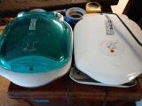Two George Foreman grilling machines
