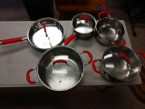 Gourmet chef pots and pans