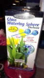 Glass watering sphere
