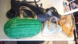 5 purse lot green