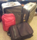 4 suitcases