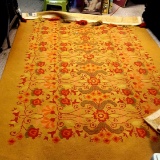 6x8 vintage rug , looks handmade