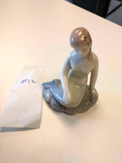 Fine China two inch tall mermaid