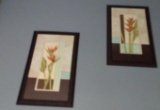 Two framed pictures