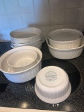 Partial set Corning ware