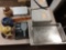 Miscellaneous lot including aluminum shipping box and fountain