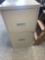 2 Drawer file cabinet with key