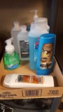 Shampoo and bathroom soaps