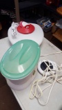 Hot wax pot and dehumidifier