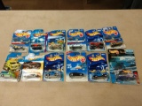 12 hot wheels cars on cards