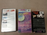 3 vintage vhs tapes including flash Gordon