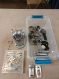 Lot including watches, adult cigarette lighters, and more