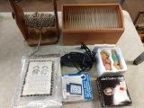Miscellaneous lot including clock radios and kids night light