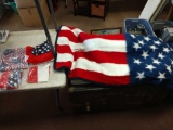 5 by 5 flag comforter and flag material